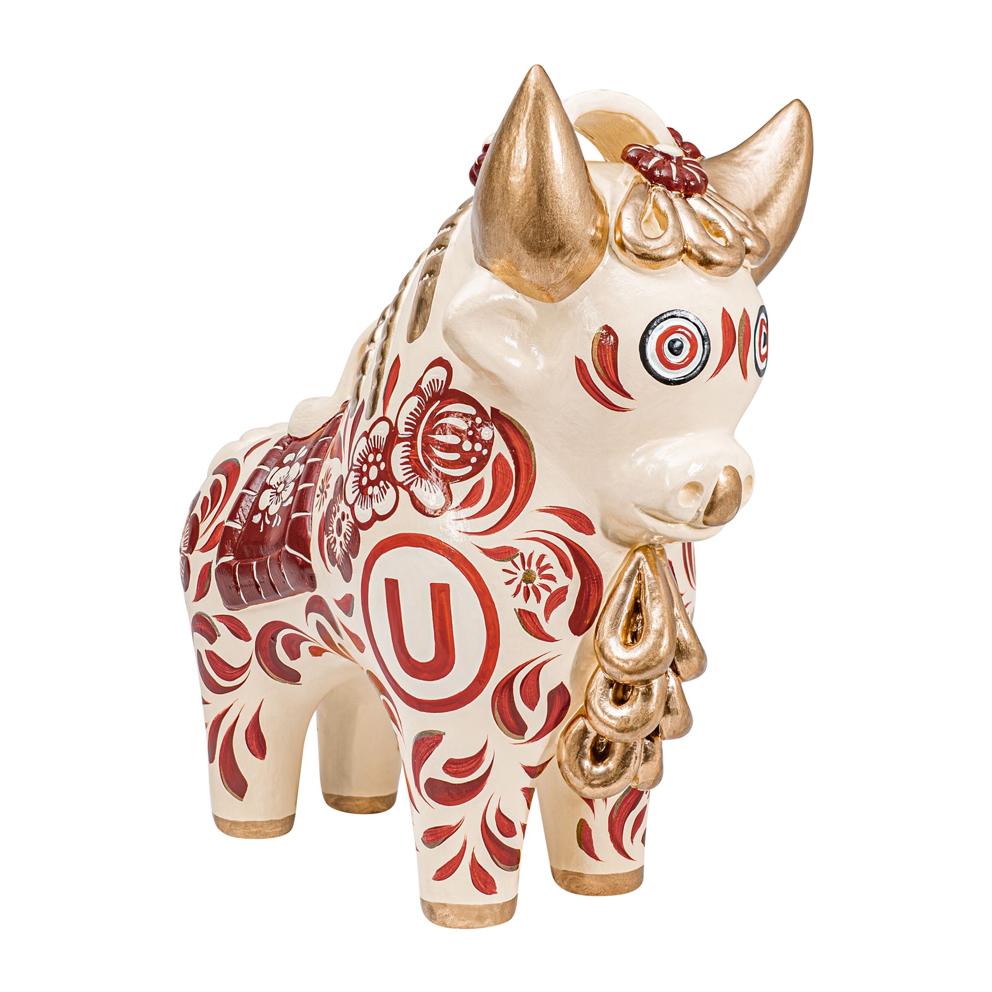 Torito de Pucará Crema - Club Universitario de Deportes (20 cm)